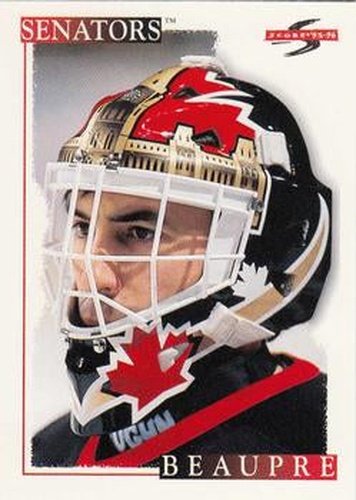 #246 Don Beaupre - Ottawa Senators - 1995-96 Score Hockey