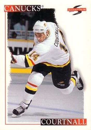 #255 Geoff Courtnall - Vancouver Canucks - 1995-96 Score Hockey