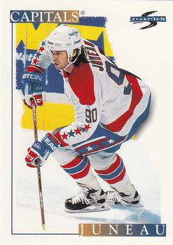 #256 Joe Juneau - Washington Capitals - 1995-96 Score Hockey