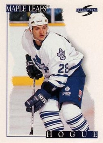 #262 Benoit Hogue - Toronto Maple Leafs - 1995-96 Score Hockey