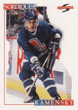 #268 Valeri Kamensky - Quebec Nordiques - 1995-96 Score Hockey