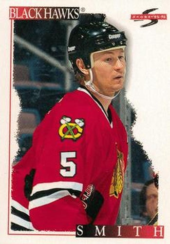 #27 Steve Smith - Chicago Blackhawks - 1995-96 Score Hockey