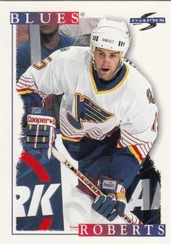 #286 David Roberts - St. Louis Blues - 1995-96 Score Hockey