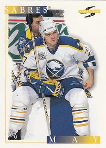 #288 Brad May - Buffalo Sabres - 1995-96 Score Hockey