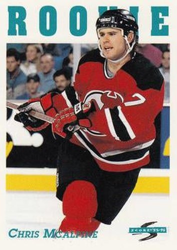#293 Chris McAlpine - New Jersey Devils - 1995-96 Score Hockey