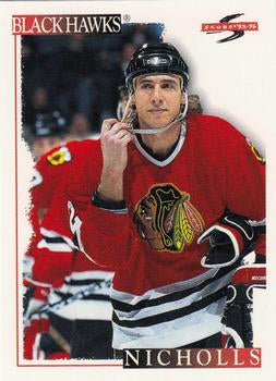 #29 Bernie Nicholls - Chicago Blackhawks - 1995-96 Score Hockey