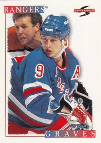 #2 Adam Graves - New York Rangers - 1995-96 Score Hockey