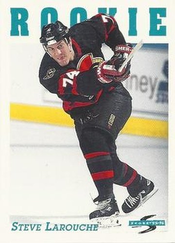 #302 Steve Larouche - Ottawa Senators - 1995-96 Score Hockey