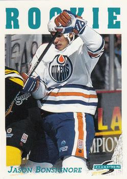 #308 Jason Bonsignore - Edmonton Oilers - 1995-96 Score Hockey