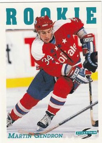 #315 Martin Gendron - Washington Capitals - 1995-96 Score Hockey