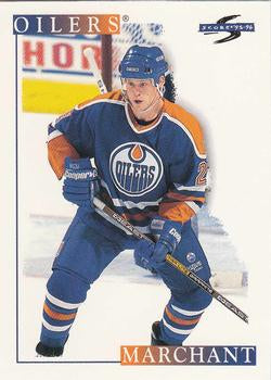 #34 Todd Marchant - Edmonton Oilers - 1995-96 Score Hockey