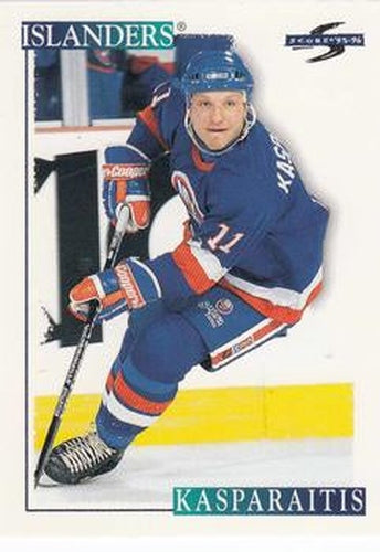 #40 Darius Kasparaitis - New York Islanders - 1995-96 Score Hockey
