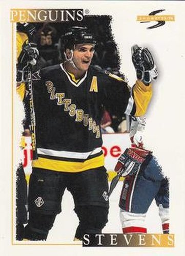 #44 Kevin Stevens - Pittsburgh Penguins - 1995-96 Score Hockey