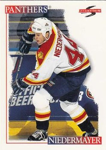 #48 Rob Niedermayer - Florida Panthers - 1995-96 Score Hockey