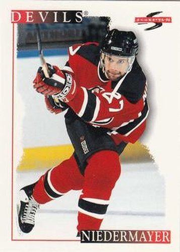 #52 Scott Niedermayer - New Jersey Devils - 1995-96 Score Hockey