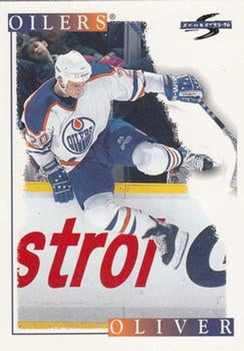 #60 David Oliver - Edmonton Oilers - 1995-96 Score Hockey