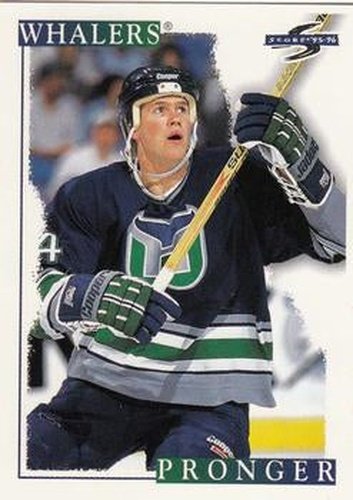 #6 Chris Pronger - Hartford Whalers - 1995-96 Score Hockey