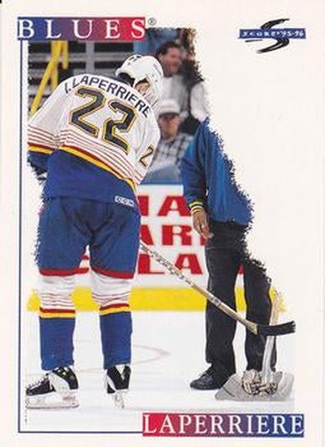 #72 Ian Laperriere - St. Louis Blues - 1995-96 Score Hockey