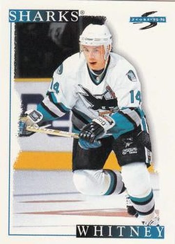 #84 Ray Whitney - San Jose Sharks - 1995-96 Score Hockey