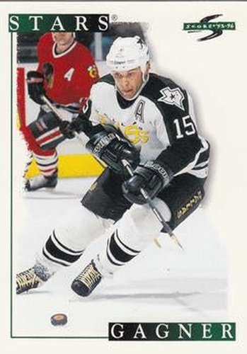 #93 Dave Gagner - Dallas Stars - 1995-96 Score Hockey