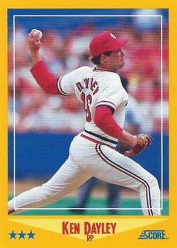 #517 Ken Dayley - St. Louis Cardinals - 1988 Score Baseball