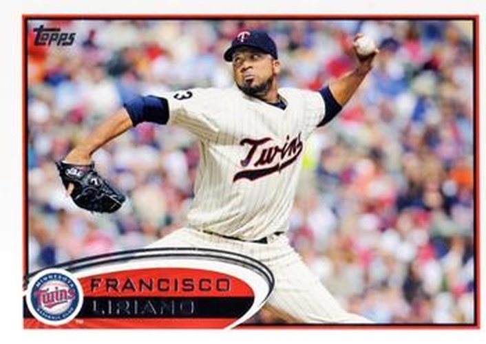 #517 Francisco Liriano - Minnesota Twins - 2012 Topps Baseball