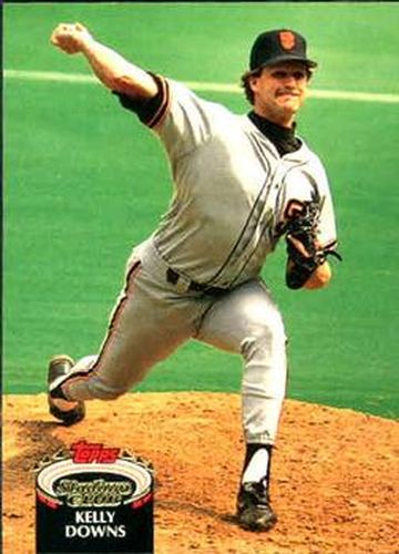 #517 Kelly Downs - San Francisco Giants - 1992 Stadium Club Baseball