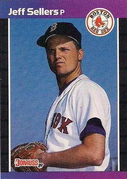 #517 Jeff Sellers - Boston Red Sox - 1989 Donruss Baseball