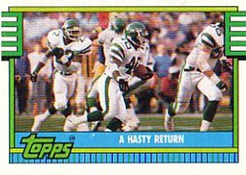 #517 James Hasty - New York Jets - 1990 Topps Football