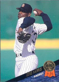 #517 Gene Harris - San Diego Padres - 1993 Leaf Baseball