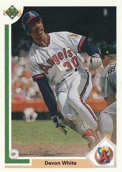 #517 Devon White - California Angels - 1991 Upper Deck Baseball