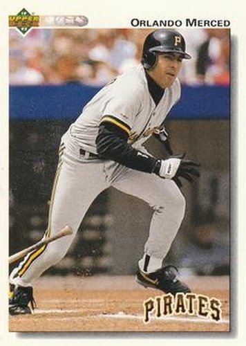 #517 Orlando Merced - Pittsburgh Pirates - 1992 Upper Deck Baseball