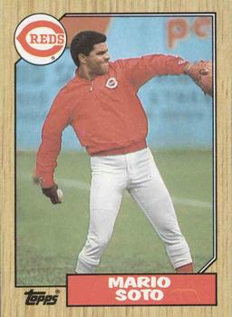 #517 Mario Soto - Cincinnati Reds - 1987 Topps Baseball