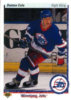 #517 Danton Cole - Winnipeg Jets - 1990-91 Upper Deck Hockey