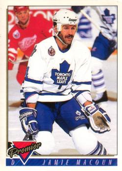 #517 Jamie Macoun - Toronto Maple Leafs - 1993-94 O-Pee-Chee Premier Hockey