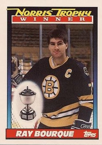#517 Ray Bourque - Boston Bruins - 1991-92 Topps Hockey