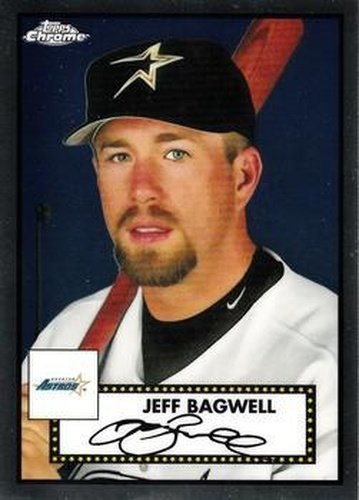 #517 Jeff Bagwell - Houston Astros - 2021 Topps Chrome Platinum Anniversary Baseball