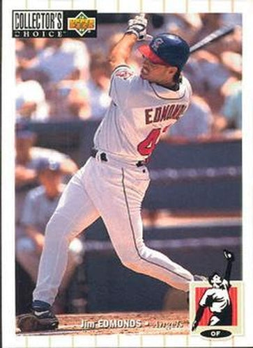 #517 Jim Edmonds - California Angels - 1994 Collector's Choice Baseball
