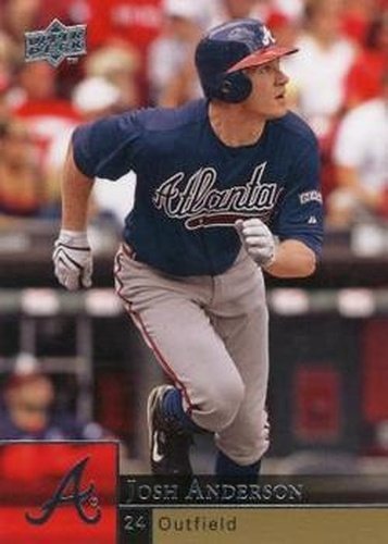 #517 Josh Anderson - Atlanta Braves - 2009 Upper Deck Baseball