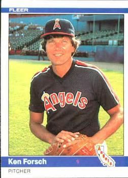 #517 Ken Forsch - California Angels - 1984 Fleer Baseball