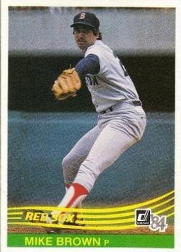 #517 Mike Brown - Boston Red Sox - 1984 Donruss Baseball