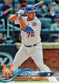 #517 Phillip Evans - New York Mets - 2018 Topps Baseball