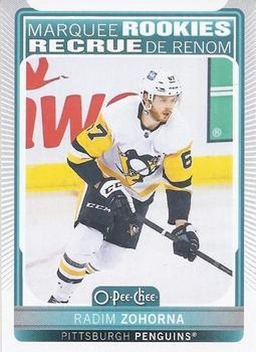 #517 Radim Zohorna - Pittsburgh Penguins - 2021-22 O-Pee-Chee Hockey