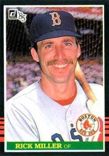 #517 Rick Miller - Boston Red Sox - 1985 Donruss Baseball