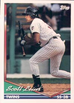 #517 Scott Leius - Minnesota Twins - 1994 Topps Baseball
