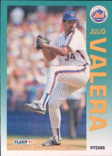 #517 Julio Valera - New York Mets - 1992 Fleer Baseball