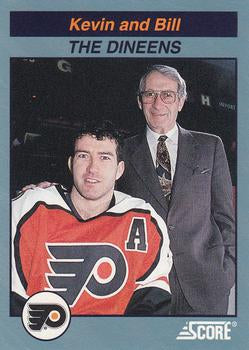 #517 Bill Dineen / Kevin Dineen - Philadelphia Flyers - 1992-93 Score Canadian Hockey
