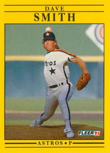 #517 Dave Smith - Houston Astros - 1991 Fleer Baseball