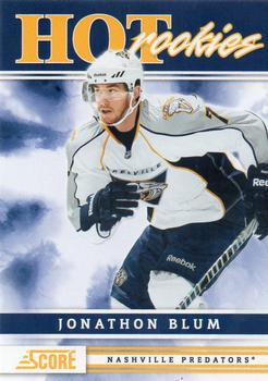#517 Jonathon Blum - Nashville Predators - 2011-12 Score Hockey