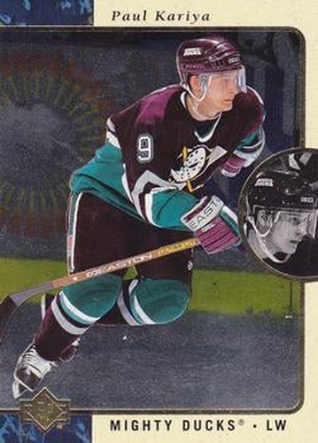 #1 Paul Kariya - Anaheim Mighty Ducks - 1995-96 SP Hockey